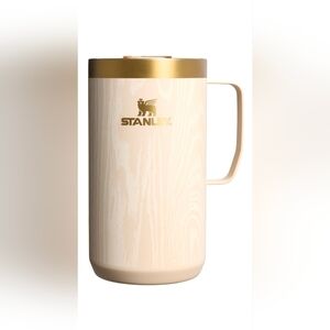 STANLEY The Cheers & Cheer Stay-Hot Camp Mug 24oz Birch Woodgrain